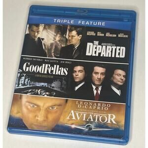 Blu Ray Collection - The Departed, Goodfellas, Aviator